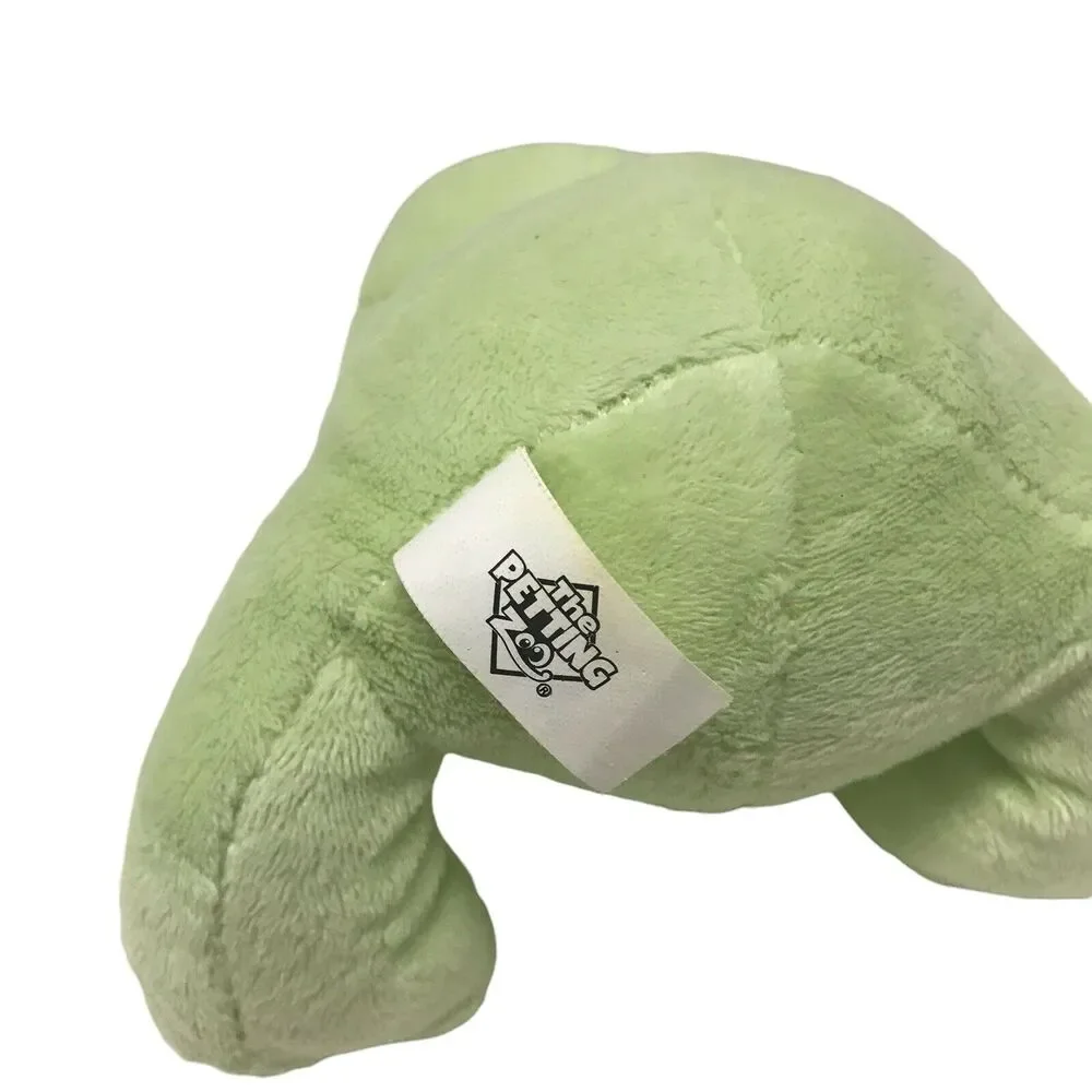 The Petting Zoo Green Frog Plush Rattle 6